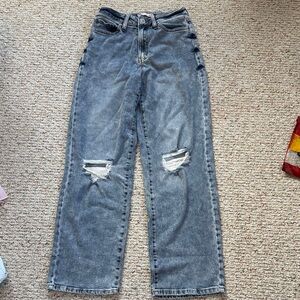 SO Blue Flare Wide Leg Jeans